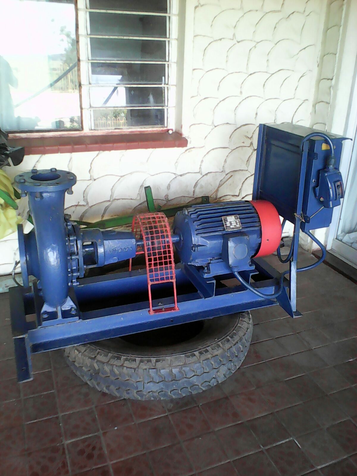 WATER PUMP with 25hp RELMO electric motor for sale. Agri Universe Zimbabwe